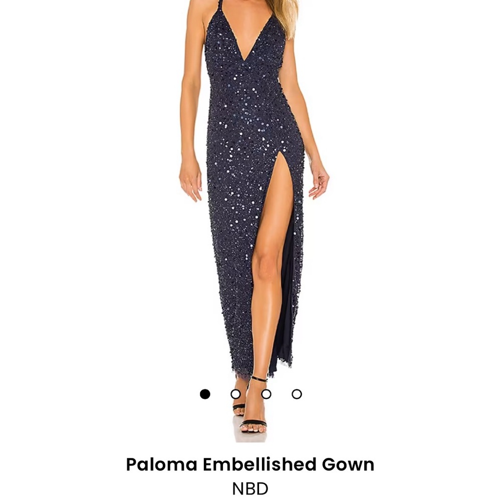 NBD Midnight Sequin Gown